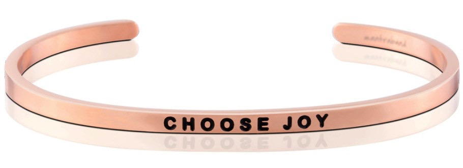 MantraBand - “Choose Joy” Rose Gold