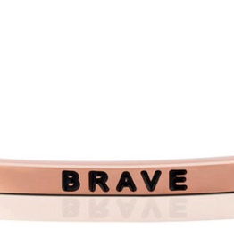 MantraBand - “Brave” Rose Gold