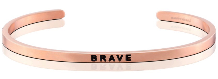 MantraBand - “Brave” Rose Gold