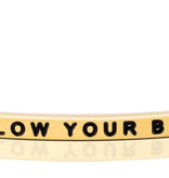 MantraBand - “Follow Your Bliss” Yellow Gold