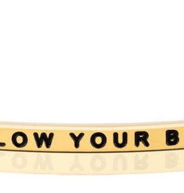 MantraBand - “Follow Your Bliss” Yellow Gold