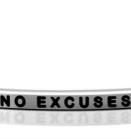 Mantraband - “No Excuses” - Silver