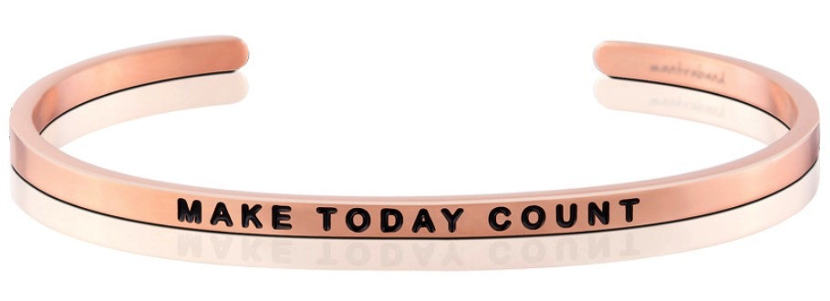 MantraBand - “Make Today Count” Rose Gold