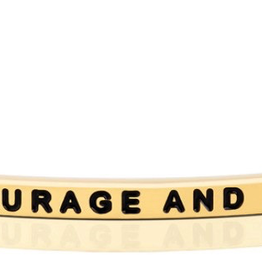 MantraBand - “Have Courage and Be Kind” Yellow Gold