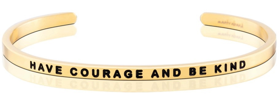 MantraBand - “Have Courage and Be Kind” Yellow Gold