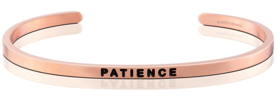 MantraBand - “Patience” Rose Gold