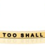 MantraBand - This Too Shall Pass" Yellow Gold