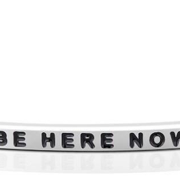 Mantraband - “Be Here Now” Silver