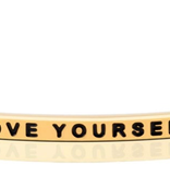 MantraBand - “Love Yourself” Yellow Gold