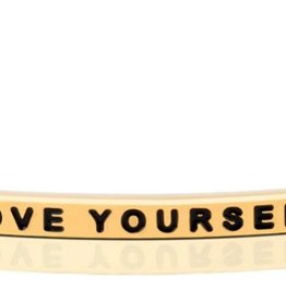 MantraBand - “Love Yourself” Yellow Gold
