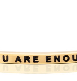MantraBand - “You Are Enough” Yellow Gold