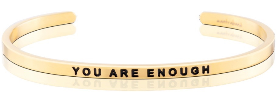 MantraBand - “You Are Enough” Yellow Gold