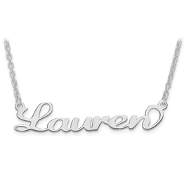 Sterling Silver Personalized Name Necklace