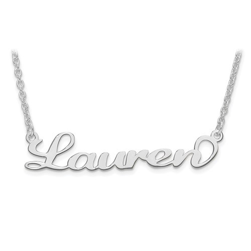 Sterling Silver Personalized Name Necklace