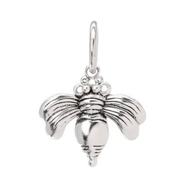 Waxing Poetic Bee Brave Charm - Silver