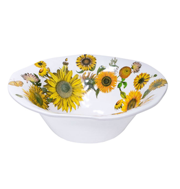 Michel Design Works - Sunflower Melamine Serveware Large Bowl