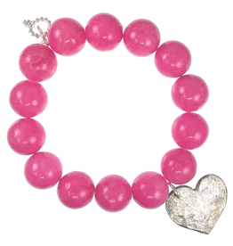 PowerBeads by Jen - Agate with Heart Attachment