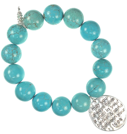 PowerBeads by Jen - Howlite with Beach Attachment