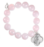 PowerBeads by Jen - Opalite with Holy Family Attachment