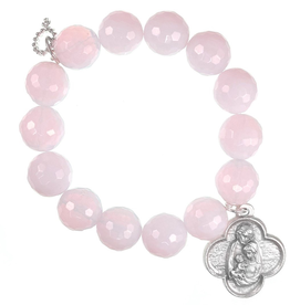 PowerBeads by Jen - Opalite with Holy Family Attachment