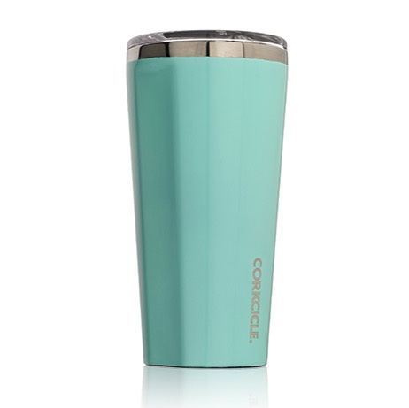 Corkcicle Gloss Turquoise Tumbler 16oz.