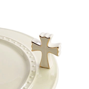 Nora Fleming - White Cross Mini