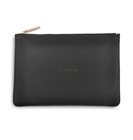 Katie Loxton The Perfect Pouch - Charcoal - Talk to the Bag