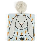 Jellycat If I Were a Rabbit Book - Grey