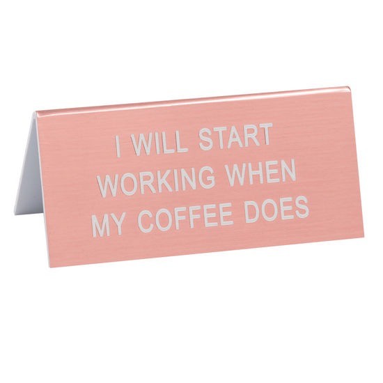 About Face Designs - Start Working Sign