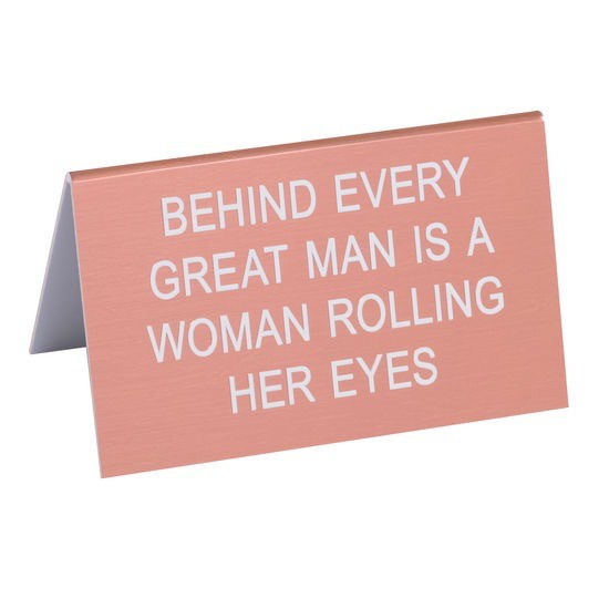 About Face Designs: Behind Every Great Man Sign