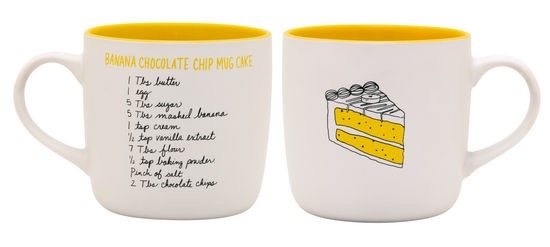 About Face Designs: Banana Chocolate Chip Cake Mug