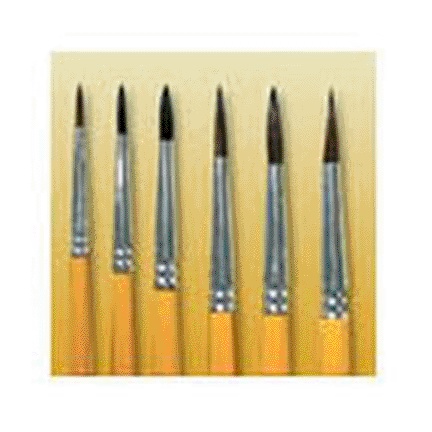 SIZE 1 WATER COLOR POINTED CAMEL ARTISTS BRUSH