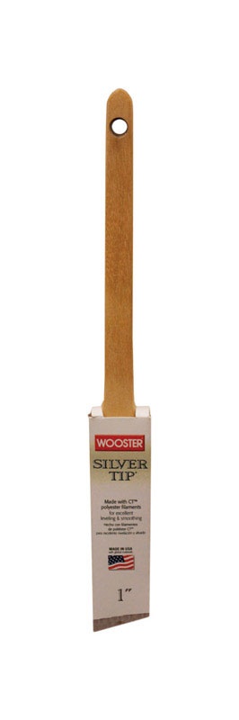 WOOSTER BRUSH COMPANY WOOSTER 1" SILVER TIP THIN ANGLE SASH BRUSH