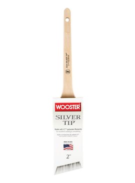 WOOSTER BRUSH COMPANY WOOSTER 2" SILVER TIP ANGLE SASH BRUSH