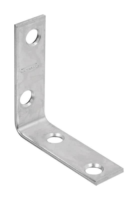 115BC 2" X 5/8" CORNER BRACE ZINC PLATED