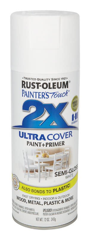 RUST-OLEUM CORPORATION 2X PAINTER'S TOUCH 24906 0 SEMI-GLOSS WHITE - AERO