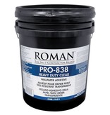 ROMAN PRO-838 H/D CLEAR VINYL ADHESIVE - 5 GALLON