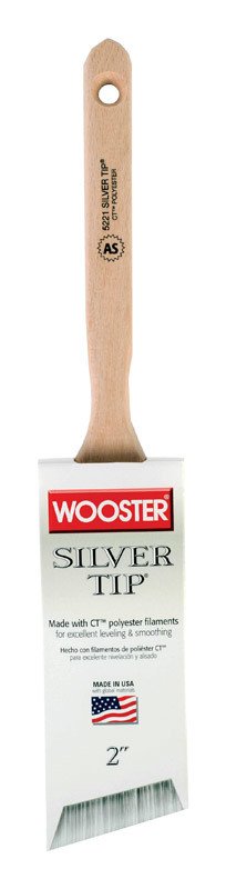WOOSTER BRUSH COMPANY WOOSTER 2" SILVER TIP ANGLE SASH BRUSH