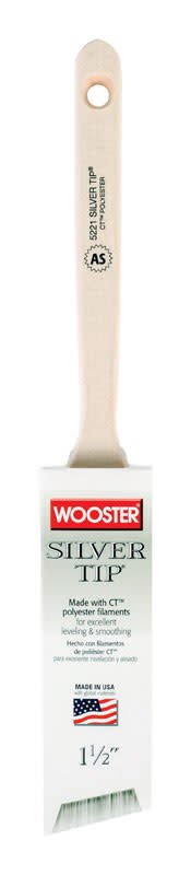 WOOSTER BRUSH COMPANY WOOSTER 1 1/2" SILVER TIP ANGLE SASH BRUSH