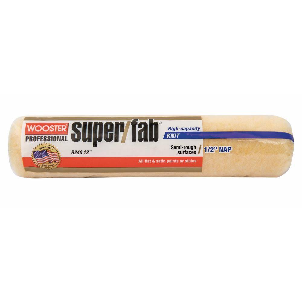 WOOSTER BRUSH COMPANY 12'' SUPER/FAB 1/2'' NAP ROLLER COVER