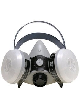 Honeywell North R95 Paint Spray and Pesticide Half Facemask Respirator 5500 Gray L 1 pk