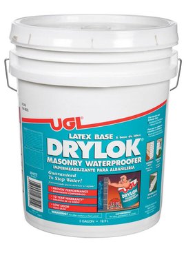 UGL LABS INC 5GAL DRYLOK MASONRY WATERPROOFER LATEX WHITE