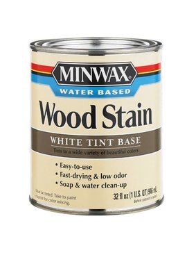 MINWAX MINWAX WHITE WATER BASED STAIN TINT BASE QUART