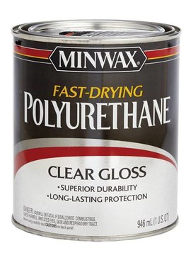 MINWAX FAST DRY POLYURETHANE GLOSS QUART