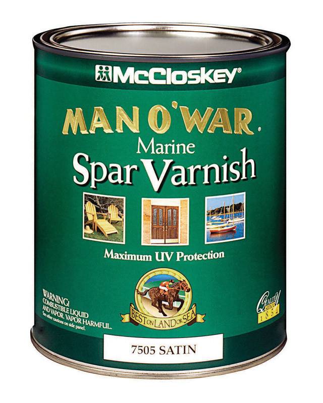 MAN O WAR  SATIN SPAR VARNISH - QT
