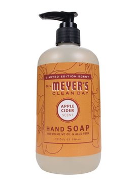 12.5OZ MRS MEYERS FALL SEASONAL APPLE CIDER LIQUID HAND SOAP