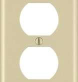 LEVITON LEVITON ONE GANG OUTLET WALLPLATE IVORY