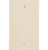 LEVITON BLANK WALLPLATE 1G IVORY