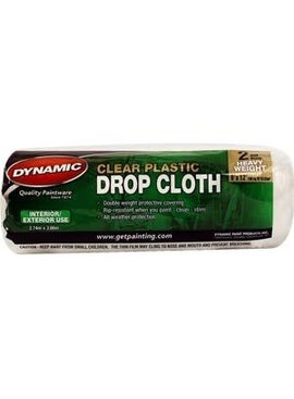 DYNAMIC  9' X 12' 2 MIL CLEAR DROP CLOTH