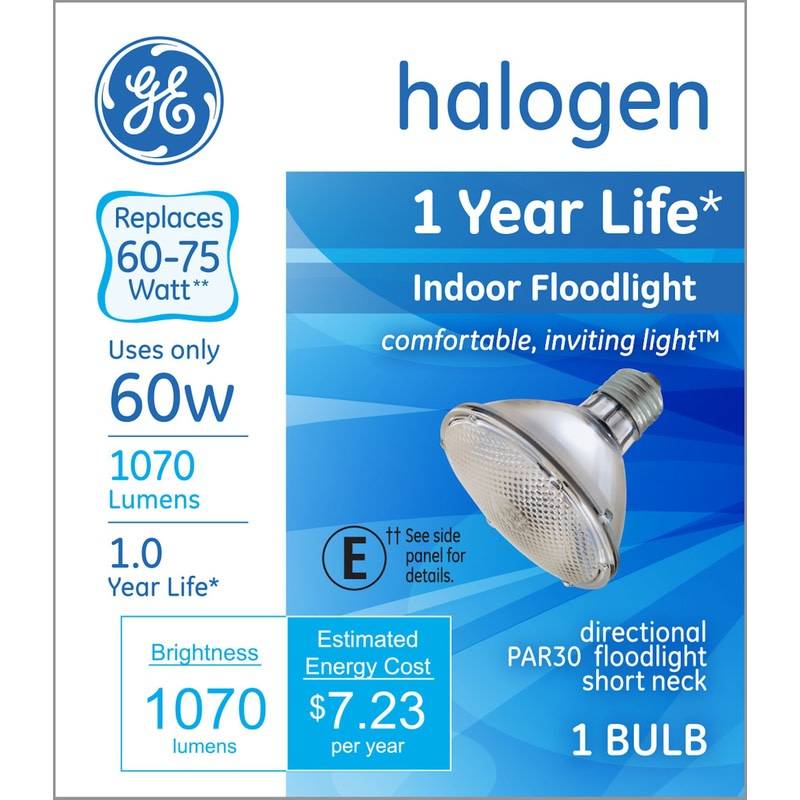 GENERAL ELECTRIC 48W PAR 30 SHORTNECK INDOOR FLOODLIGHT